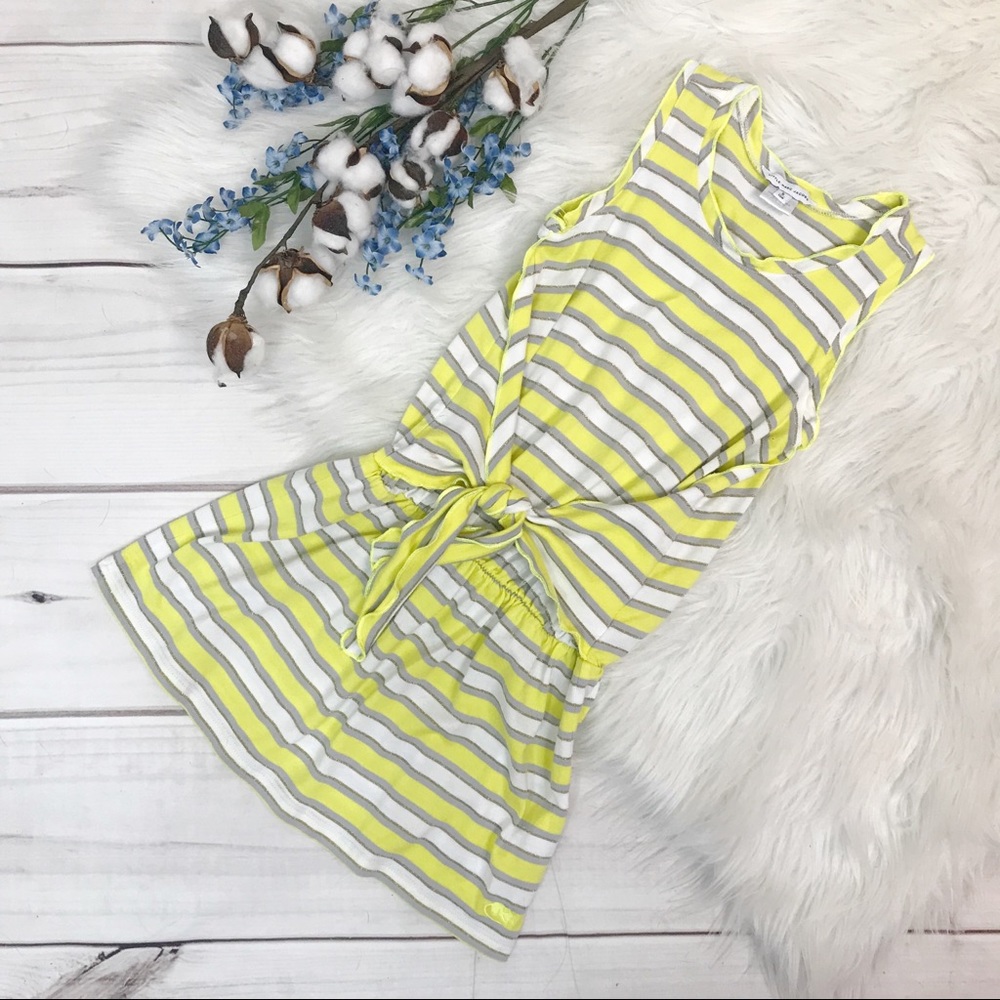 Little Marc Jacobs Yellow Striped Dress Size 5